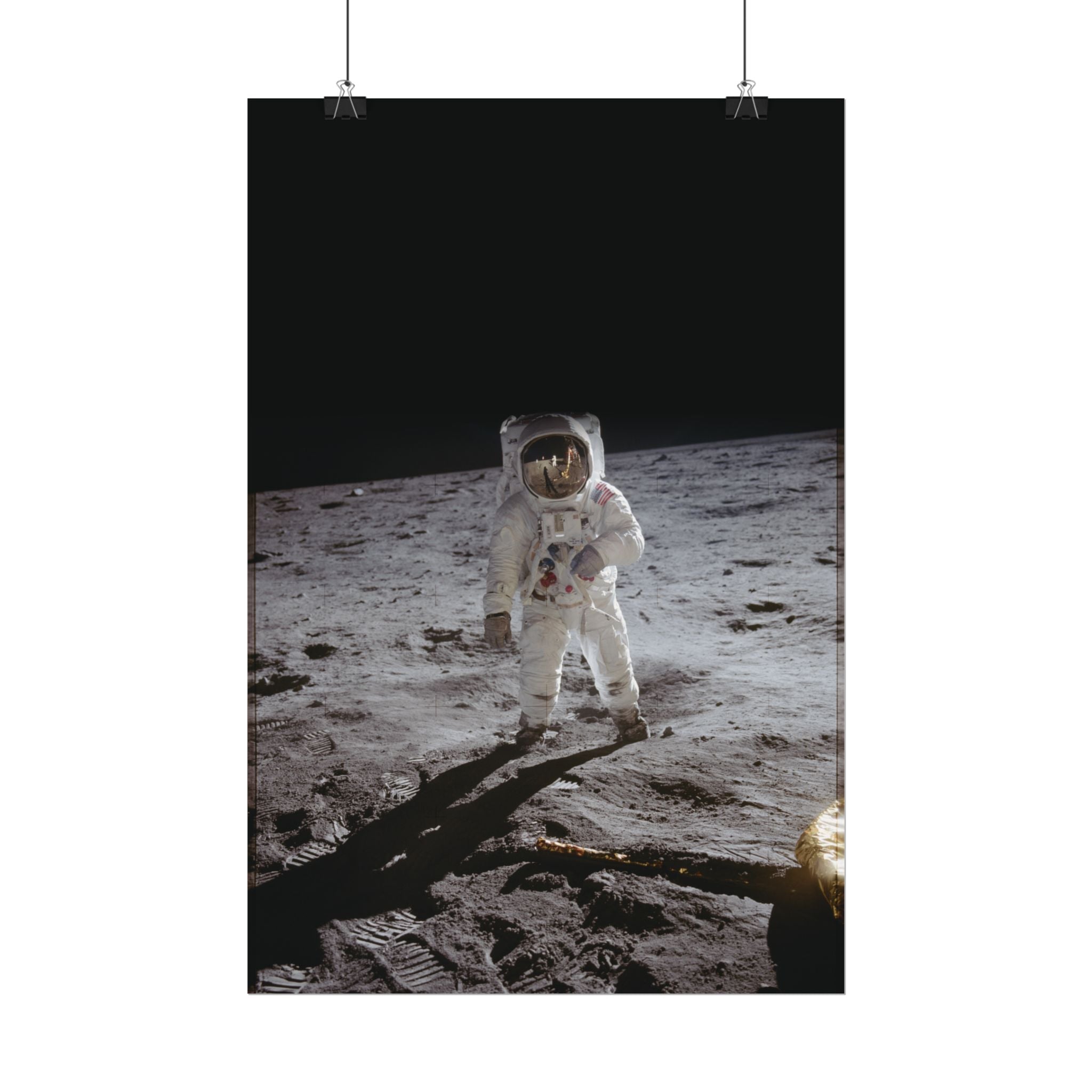 The Visor Shot - Buzz Aldrin, Apollo 11