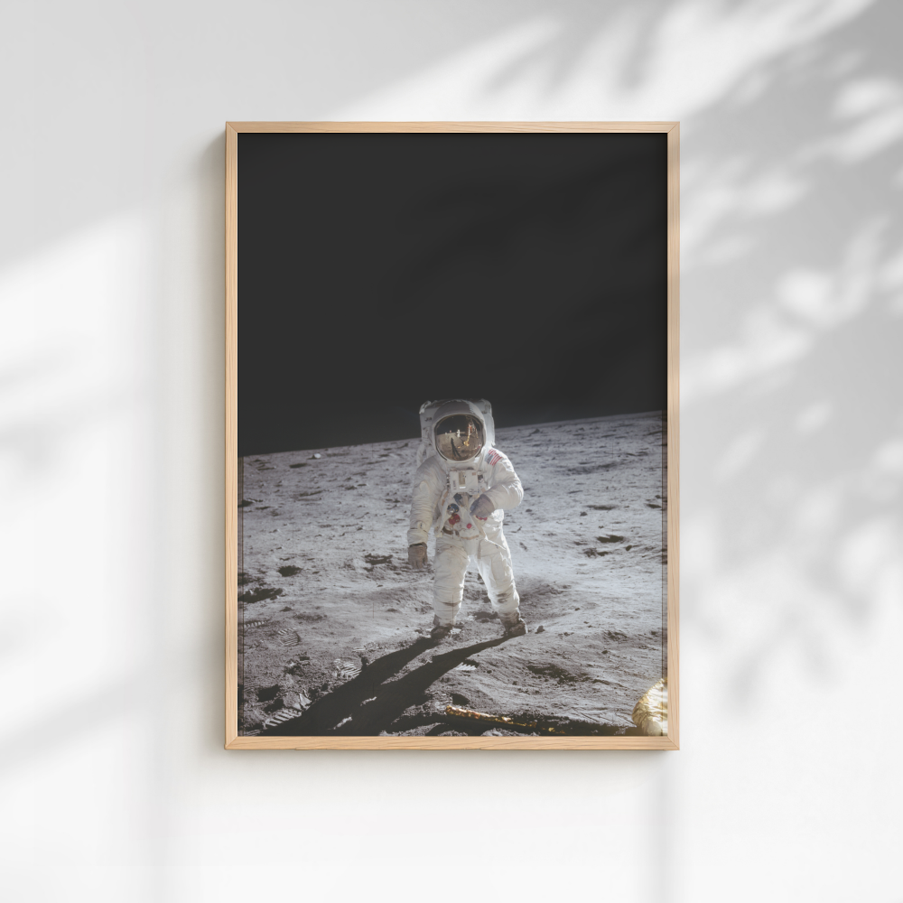 The Visor Shot - Buzz Aldrin, Apollo 11