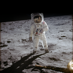 The Visor Shot - Buzz Aldrin, Apollo 11